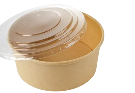 16 oz Sealed Disposable Paper Bowl with Lid