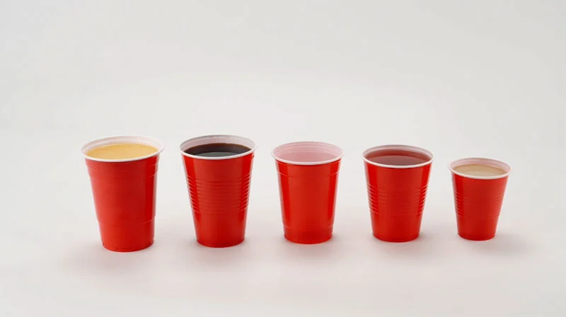 Red Plastic Cups For Parties, Camping, etc