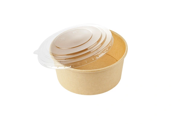 16 oz Sealed Disposable Paper Bowl with Lid