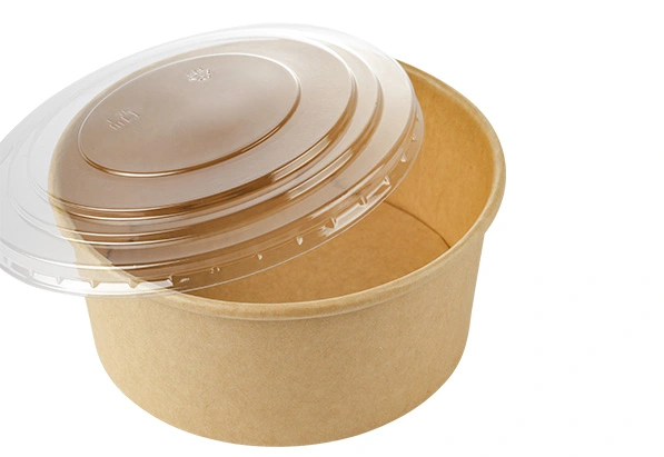 16 oz Sealed Disposable Paper Bowl with Lid