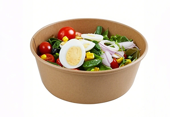 26oz Kraft Brown Salad Paper Bowl