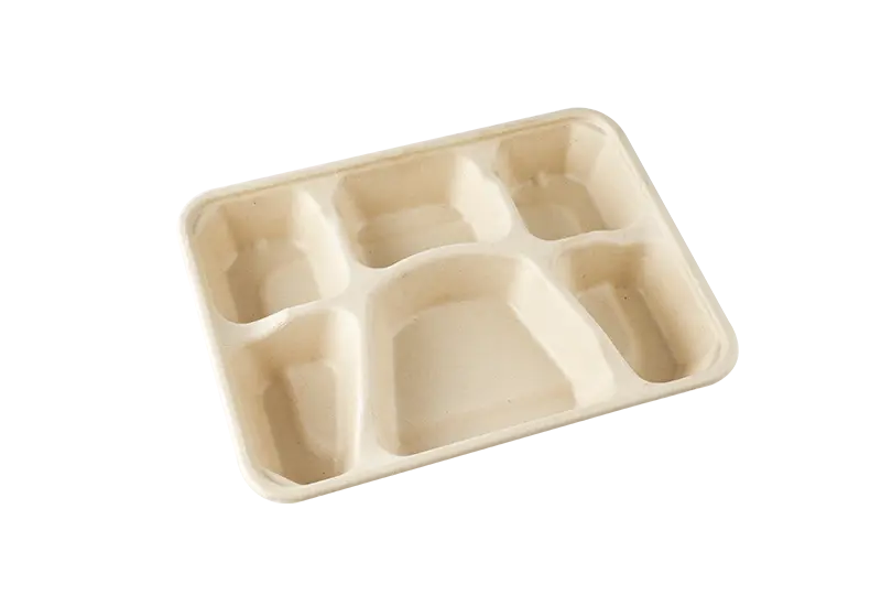 6 Compartments Food Containers With Lid