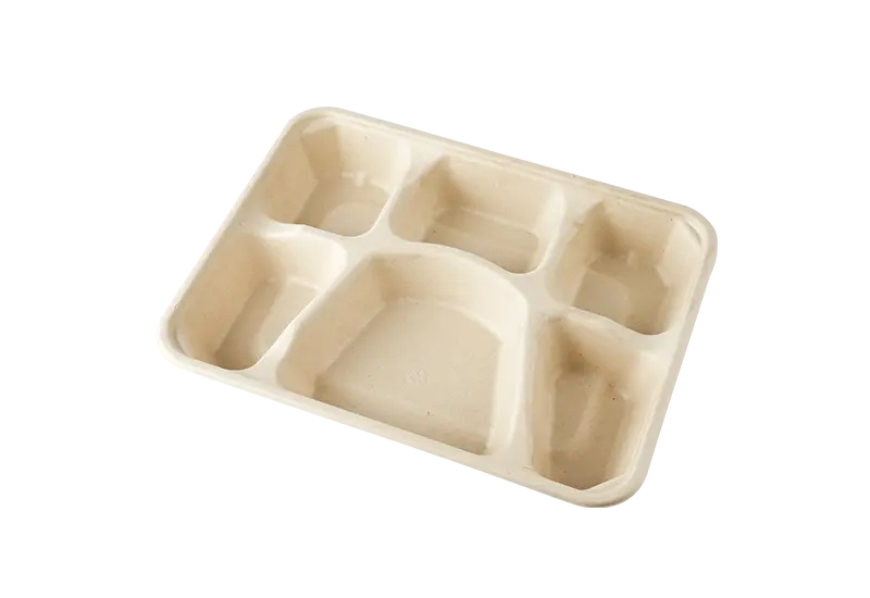 6 Compartments Food Containers With Lid