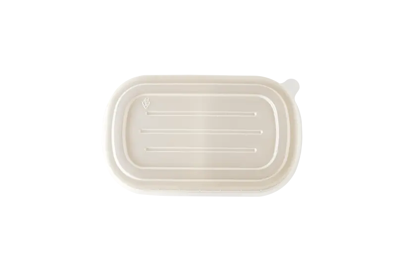 Two Compartments Of Food Containers With Different Capacities