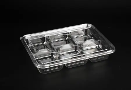 High-quality 6-compartment Pastry Box