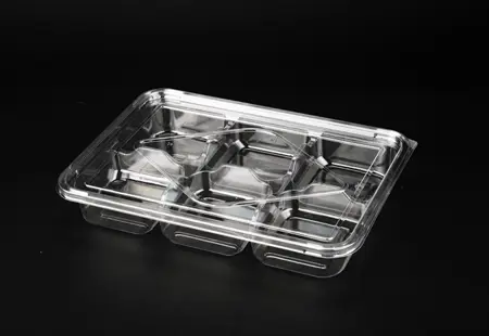 High-quality 6-compartment Pastry Box