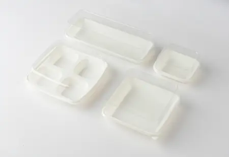 4-compartment Dessert Plastic Box