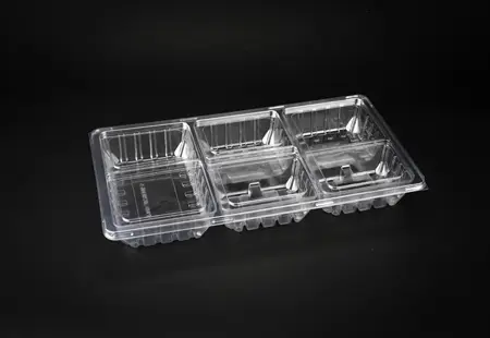 5-Compartment PET Bakery Container