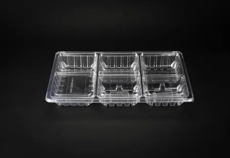 5-Compartment PET Bakery Container