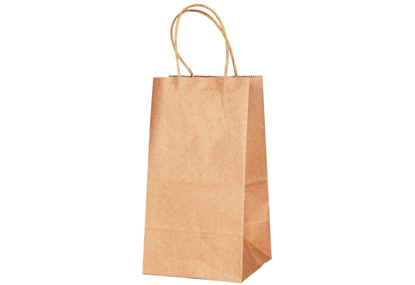 Brown, Recyclable Paper Bags With Handles