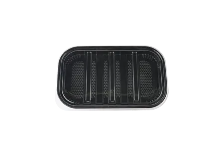 PP Black Container With PET Lid