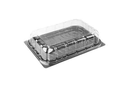 Rectangle Black Bakery Box With Lid