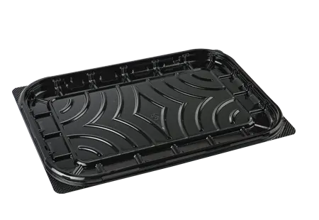 Rectangle Black Bakery Box With Lid