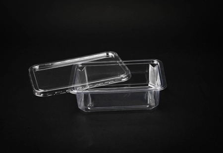 Transparent Plastic Bread Box With Lid