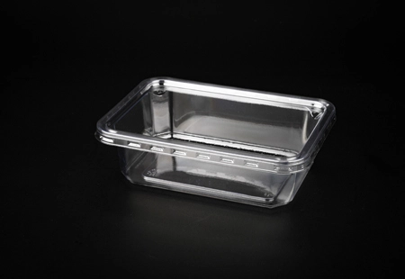 Transparent Plastic Bread Box With Lid