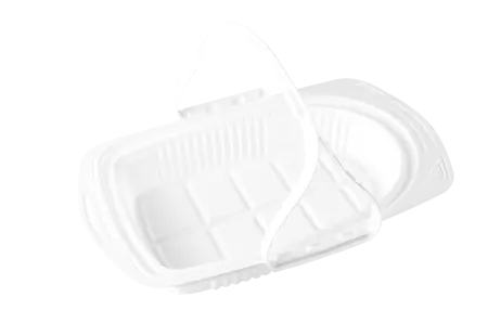 Small White Roast Chicken PP Container