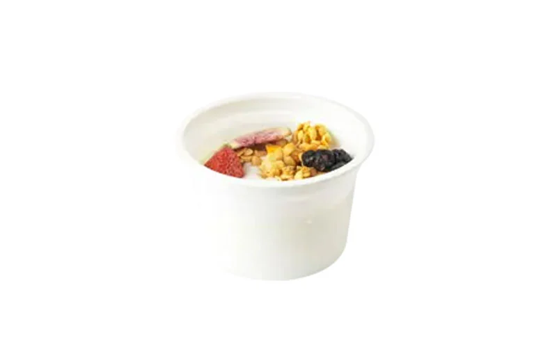 4oz White Yogurt Cup