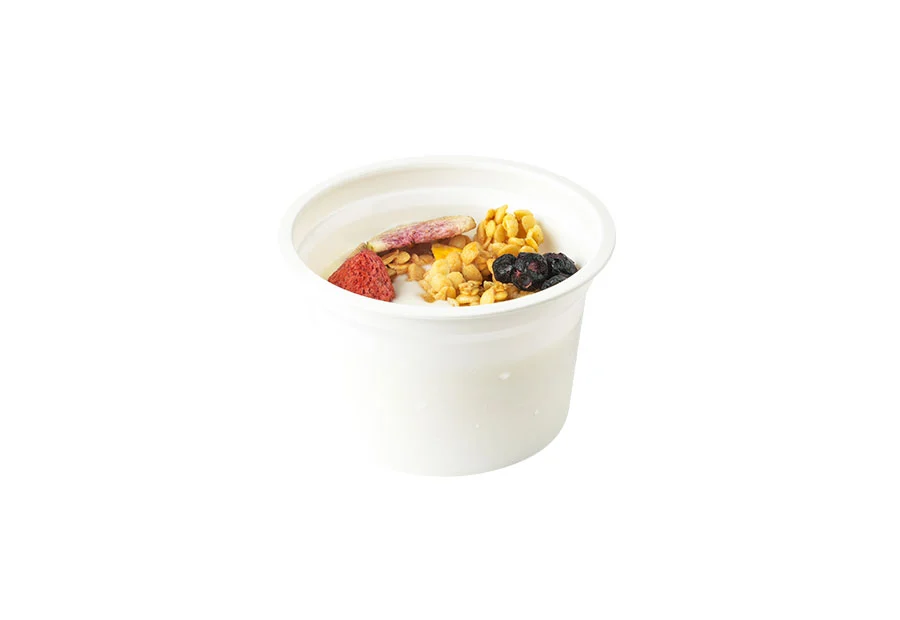 4oz White Yogurt Cup