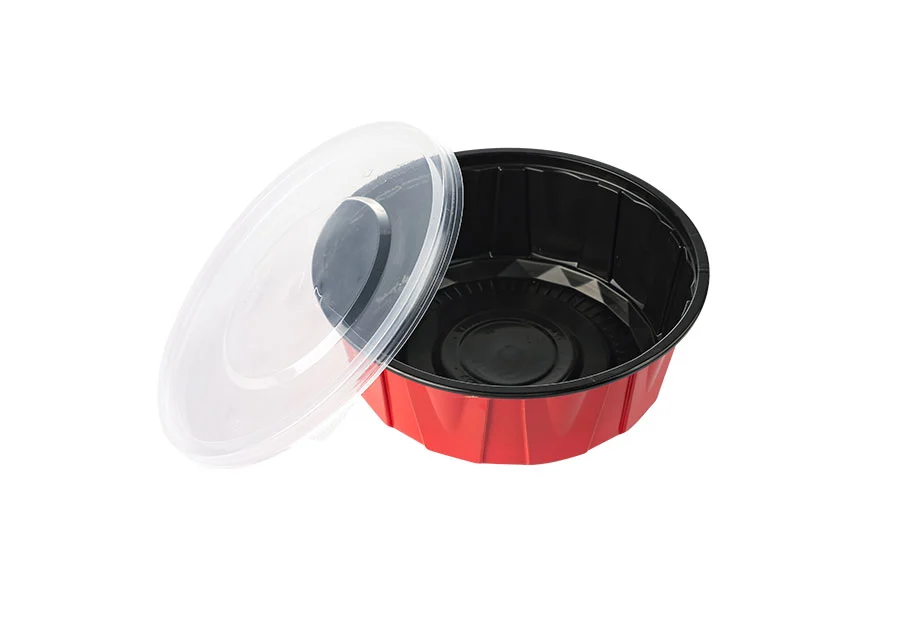 360ml Red And Black Lunch Bowl