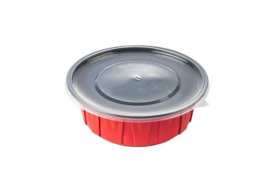 450ml Red And Black Lunch Bowl