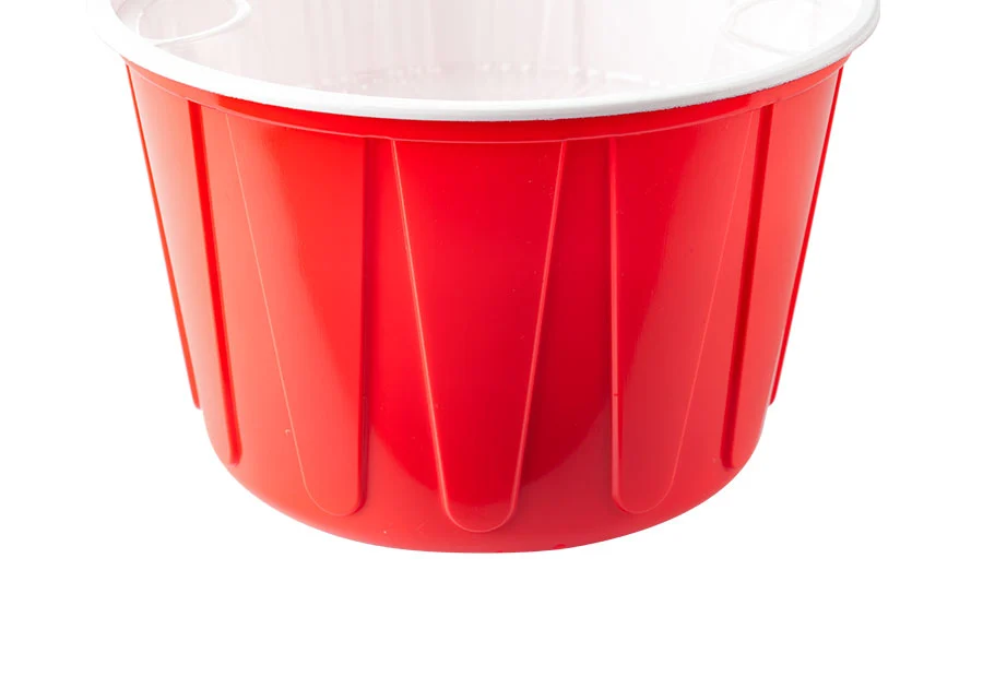 360ml Red And White Lunch Bowl