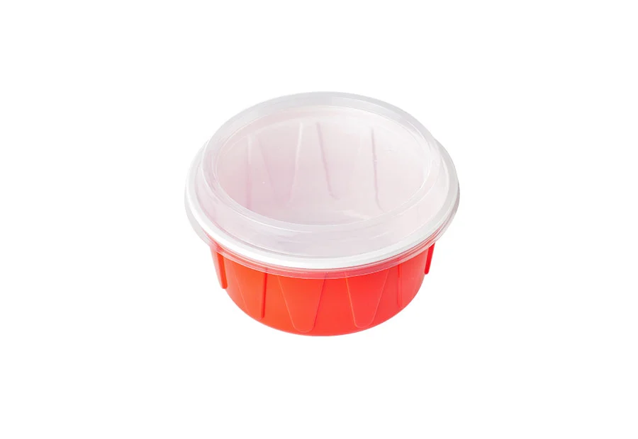 360ml Red And White Lunch Bowl