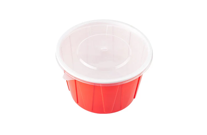 550ml Red And White Lunch Bowl