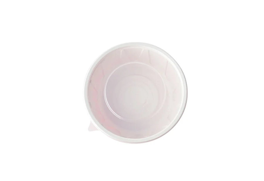 390ml Red And White Lunch Bowl