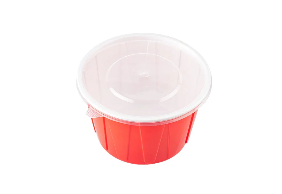 550ml Red And White Lunch Bowl