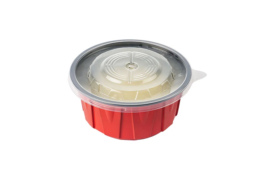 360ml Red And Black Lunch Bowl