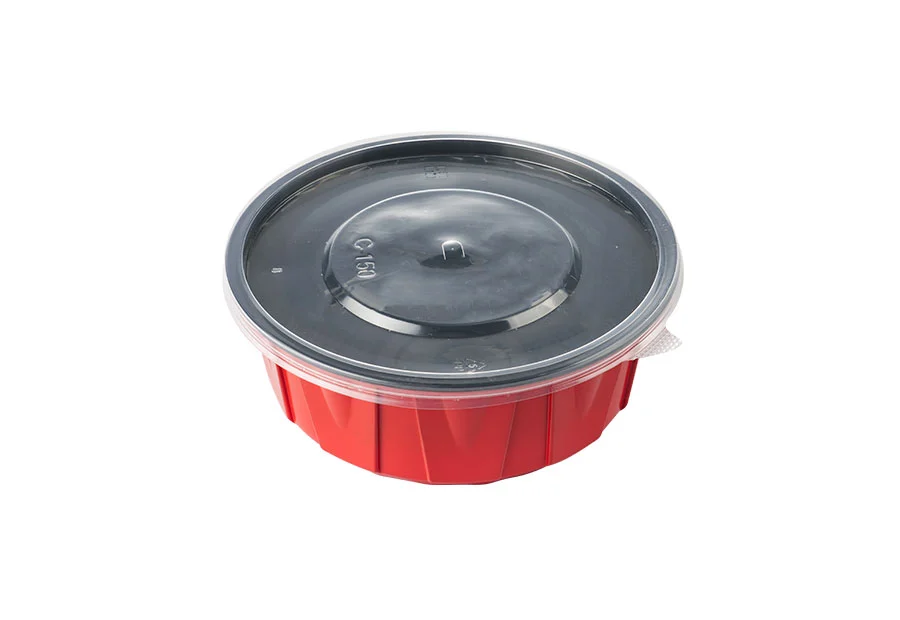 360ml Red And Black Lunch Bowl