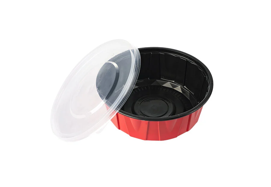 360ml Red And Black Lunch Bowl