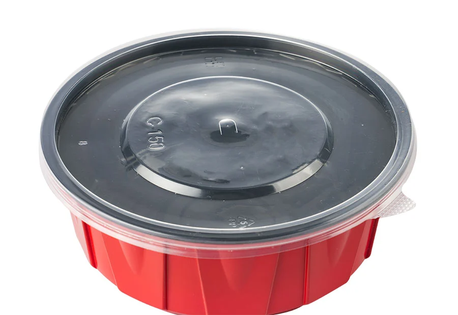 700ml Red And Black Lunch Bowl