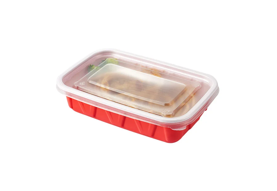 Red Small Rectangle Plastic Box