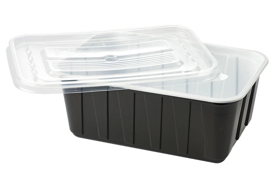 Black Large Plastic Lunch Box