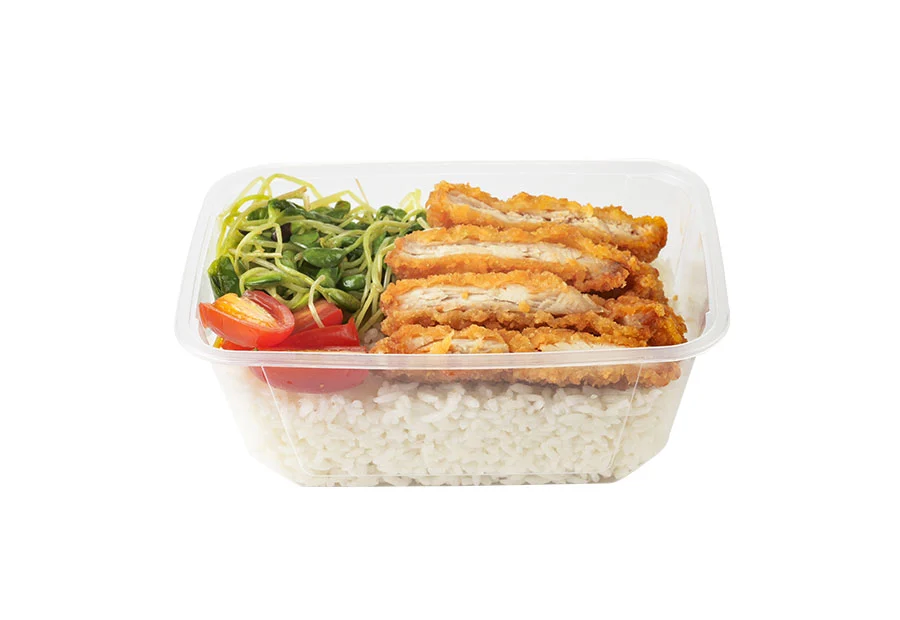 Transparent Large Plastic Lunch Box