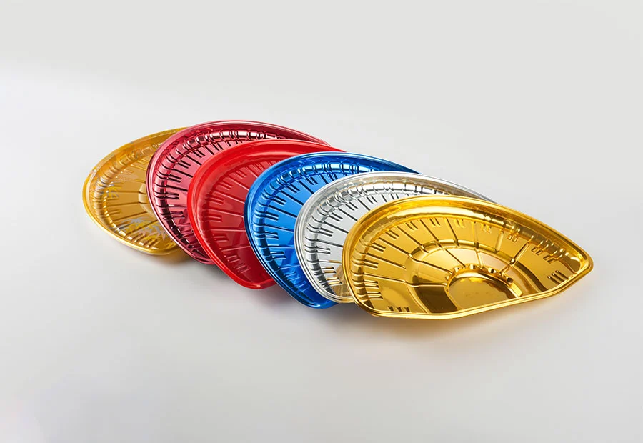 Colorful Fan-Shape Tray