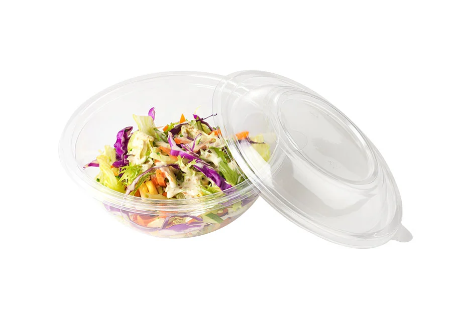 Large Clear Salad Bowl