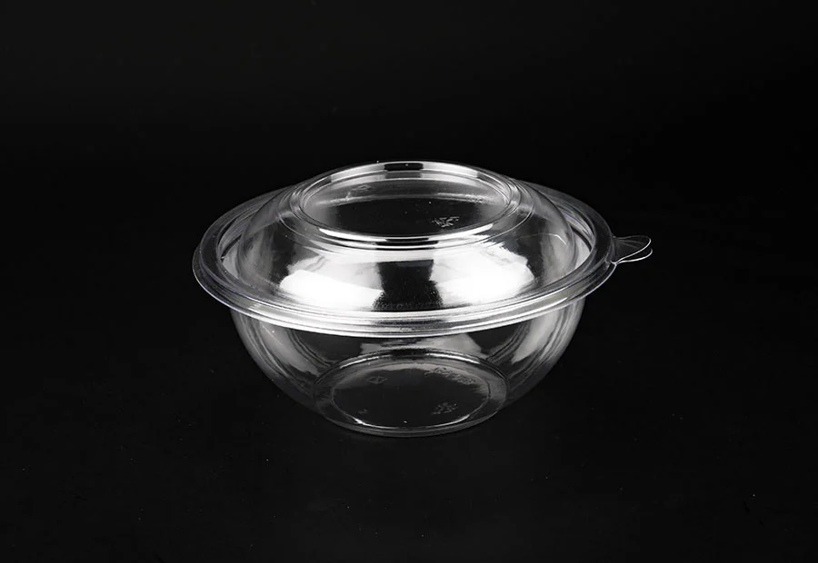 Large Clear Salad Bowl