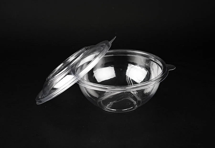 Large Clear Salad Bowl