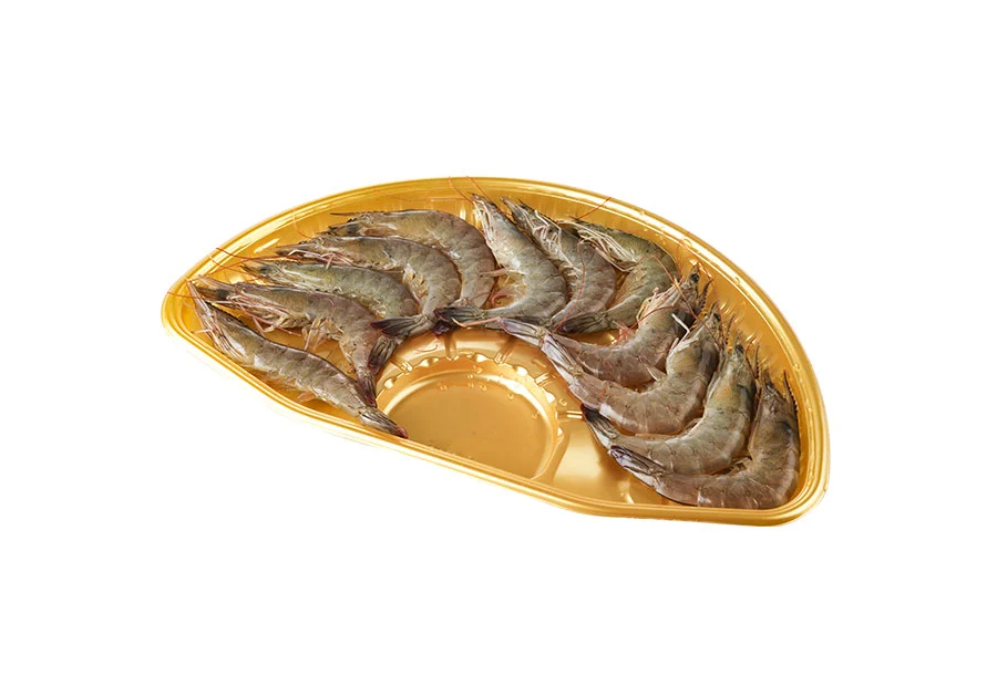 Fan Shape PP Tray For Seafood