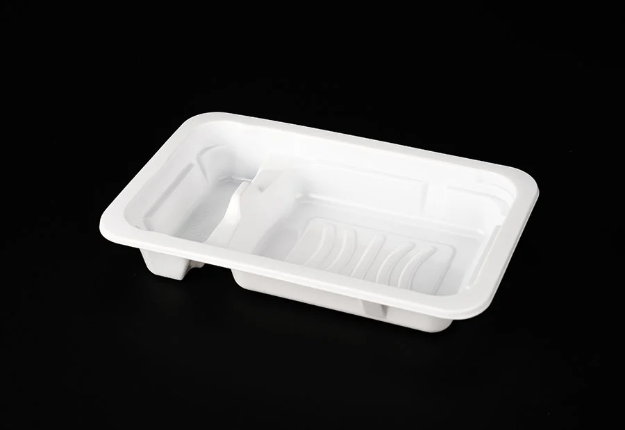 Salmon Plastic PP Tray