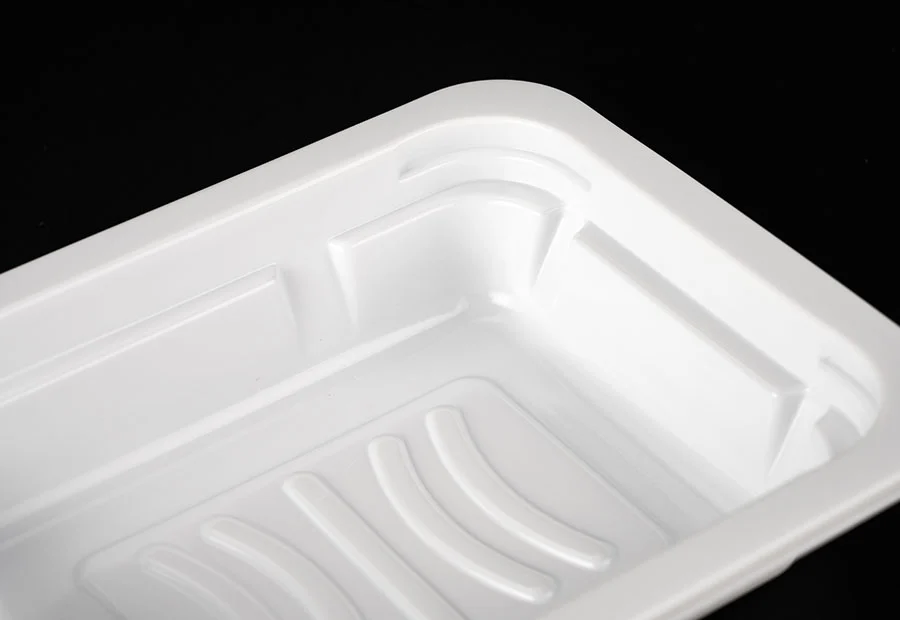 Salmon Plastic PP Tray