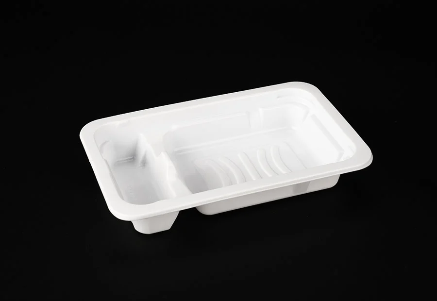 Salmon Plastic PP Tray