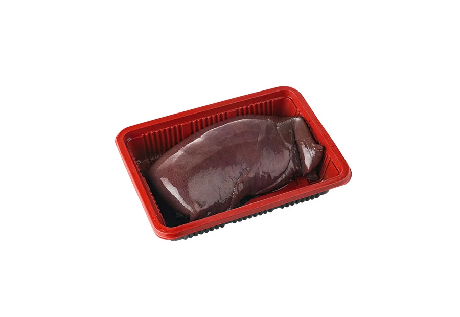 Red Rectangle PP Tray