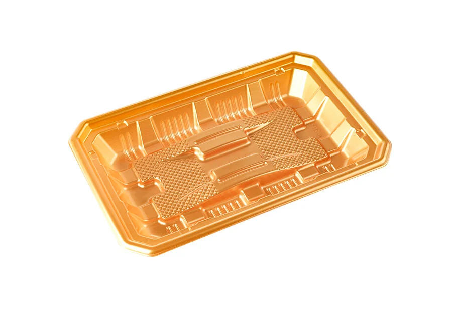 Orange Seafood Plastic Tray