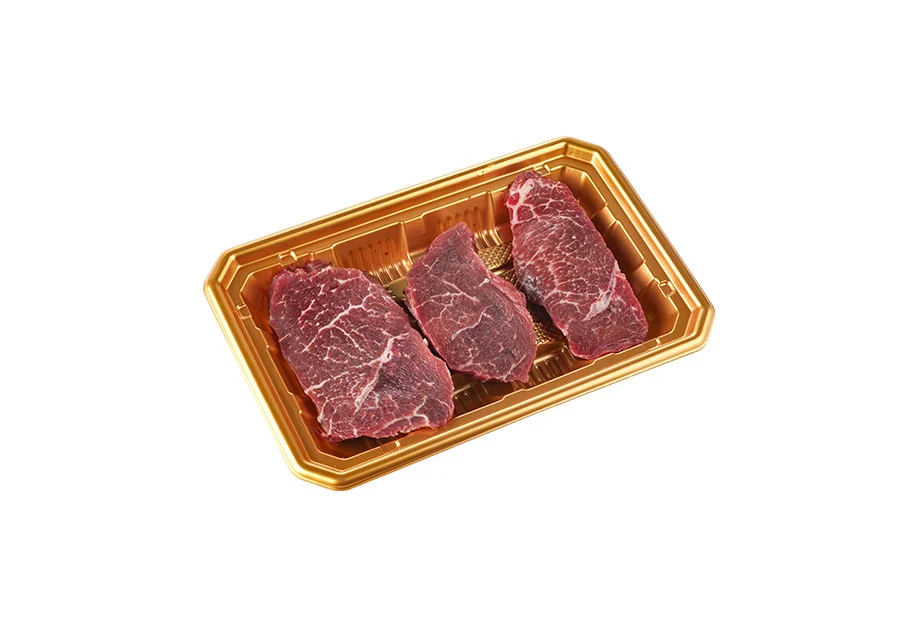 Red Rectangle PP Tray