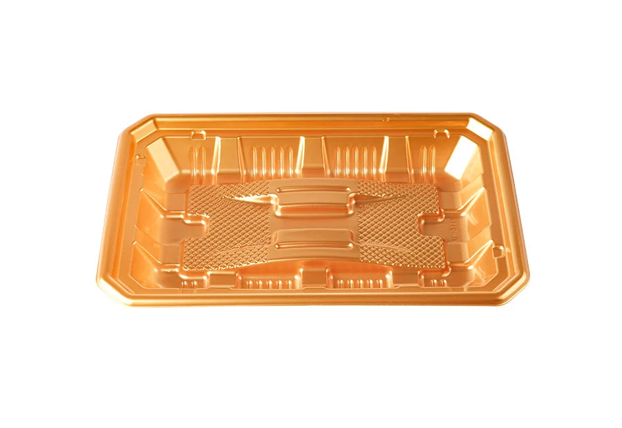 Orange Seafood Plastic Tray