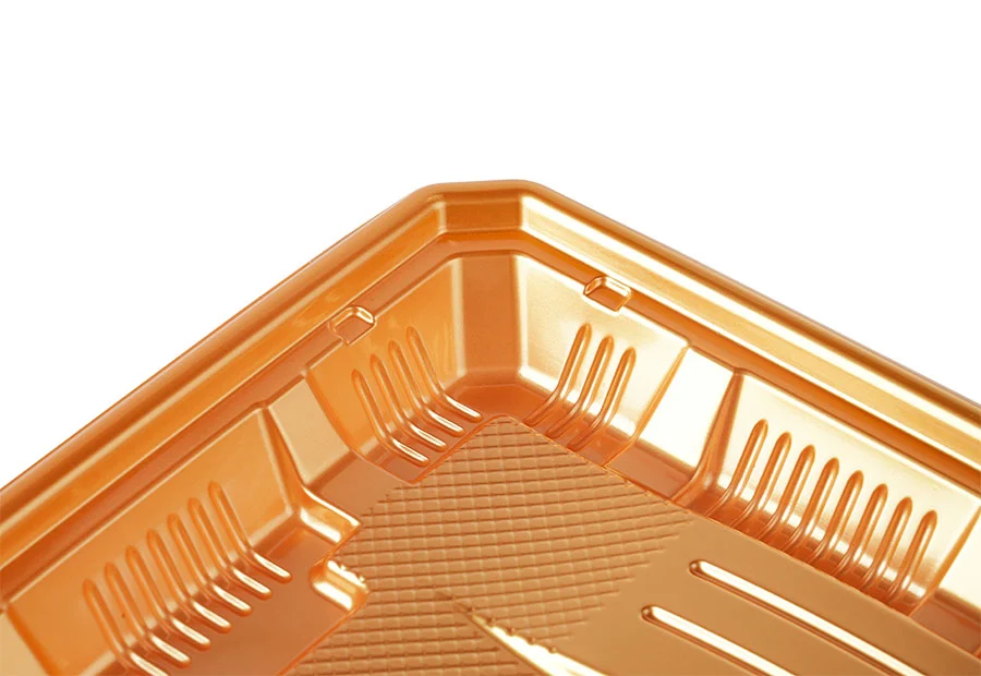 Orange Seafood Plastic Tray