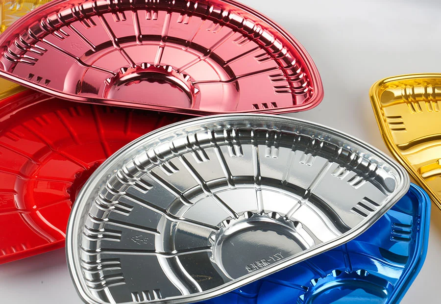 Colorful Fan-Shape Tray